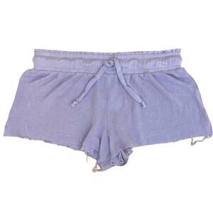 Honeydew Distressed Drawstring Comfy Small Shorts